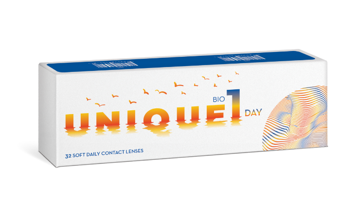 UNIQUE BIO 1-DAY DAILY LENSES (32 LENSES)
